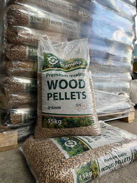 Pellet sosnowy A1 certyfikat Din plus En plus