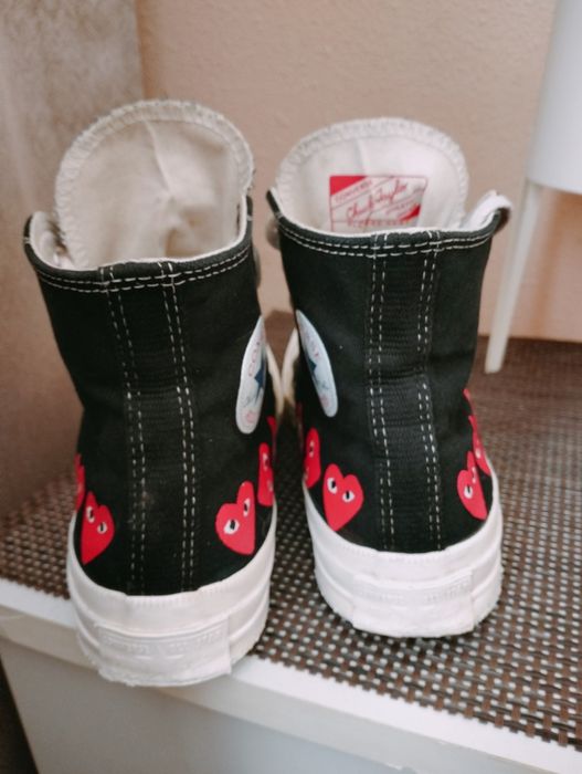 Converse x comme des garçons р. 36.5 uk 4
