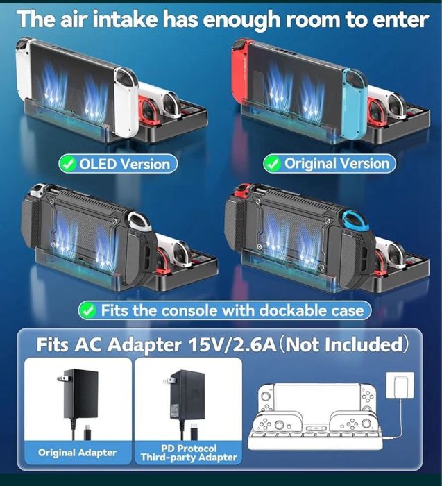 Ładowarka dokująca do nitendo