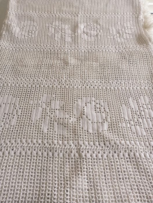 Colcha desenho duplo (2 unidades) - 100x130 Croché