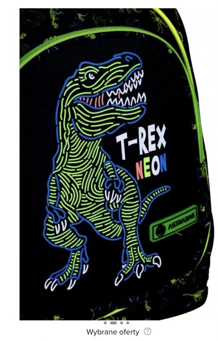 Plecak Neonowy Rex nowy