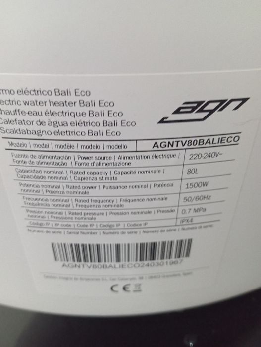 Termocumulador 80litros