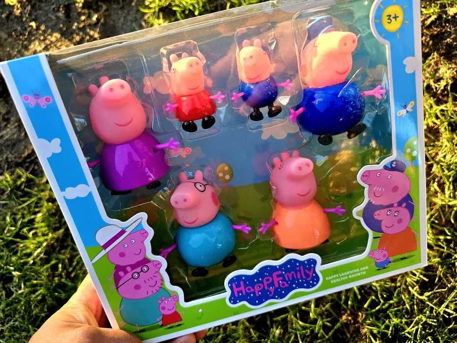 Ekstra figurki dla dzieci Świnka Peppa rodzinka nowe