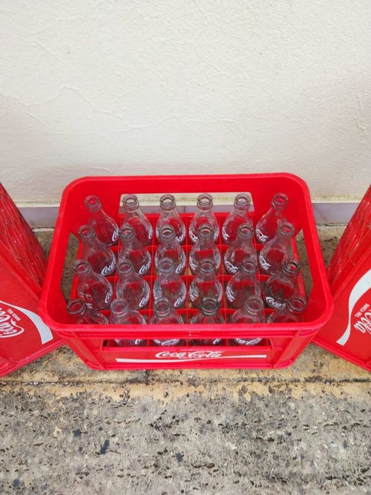 Grades e Garrafas Coca-Cola - Anos 80