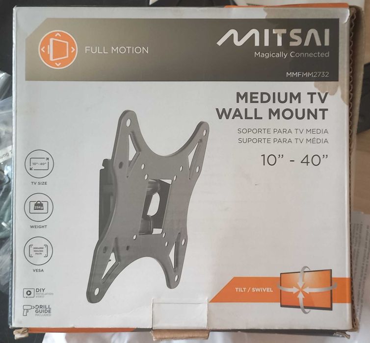 Suporte TV Mitsai até 42 polegadas e 25kg