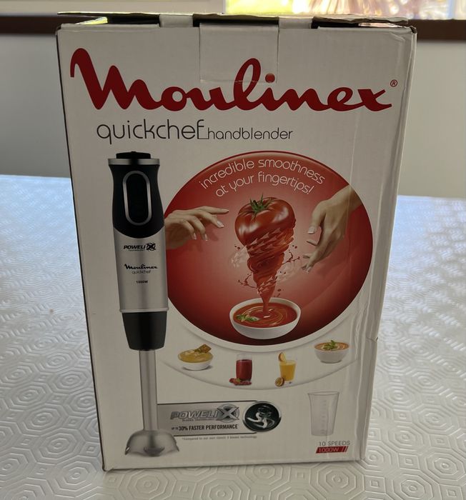 Varinha Mágica MOULINEX Quickchef DD65A810 1000 W Preto e Inox