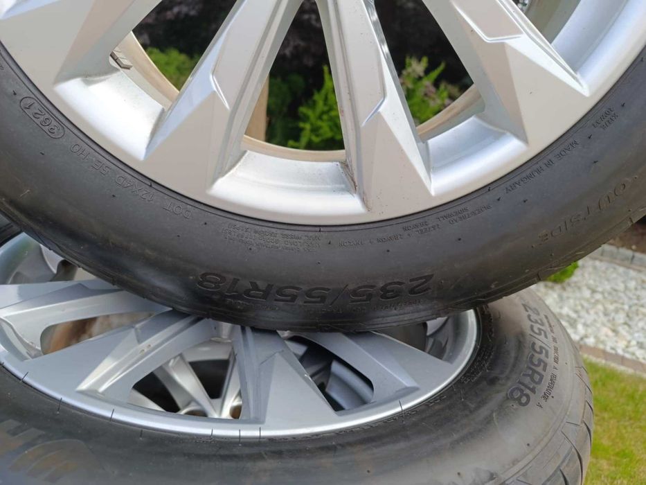 Komplet Kół do Audi Q3/Q5/A4/A6/A8 235/55 R18 Continental lub Hankook