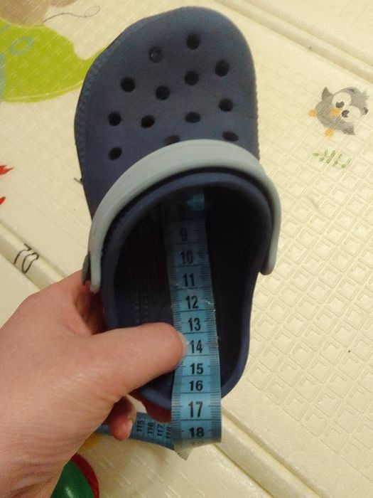 Тапочки шлепки кроксы для мальчика размер 24/25