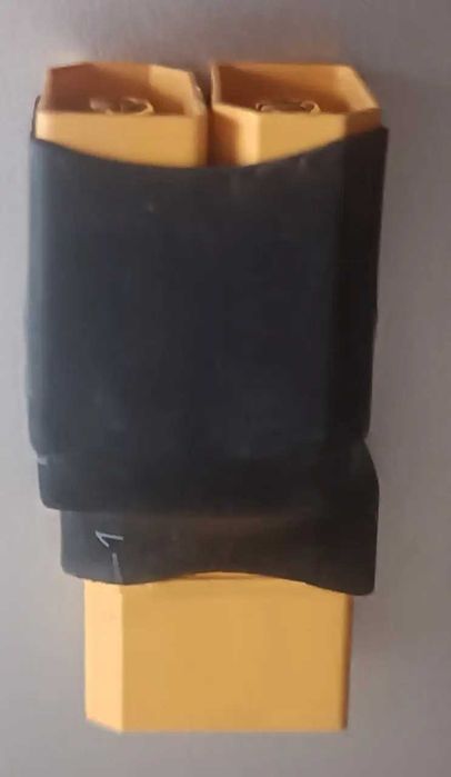 Разъем адаптера Amass XT90 Serial  2M to 1F