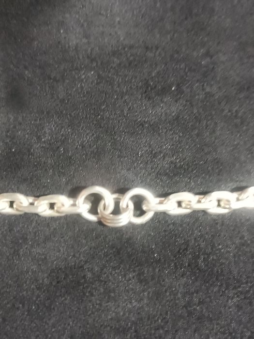 Серебряная якорная цеп