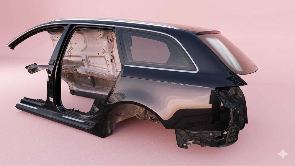 Кузов Audi A6 C6 Задня четверть ліва Ауді А6 С6