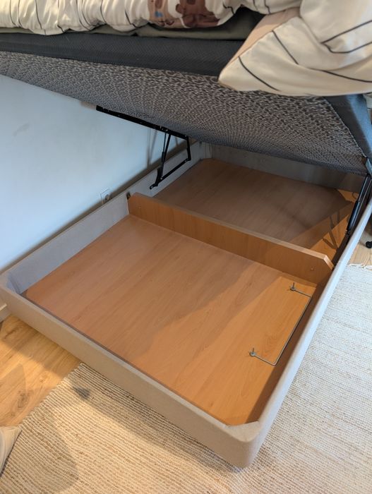 Cama COLMOL casal 140x200 Base Tidy + Colchão COLMOL 140x200