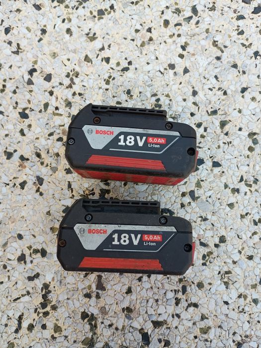 Dwa akumulatory Bosch 18V 5,0Ah