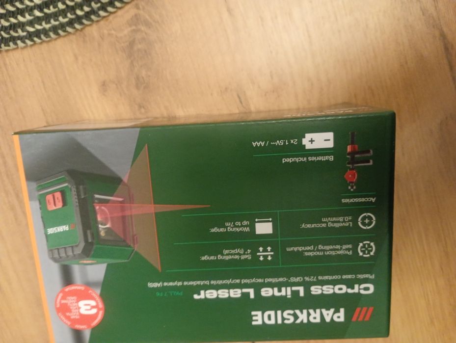 Laser krzyżowy PARKSIDE® »PKLL 7F6