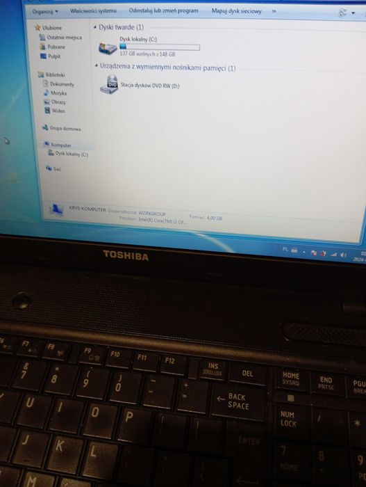 Laptop TOSHIBA 15,6"