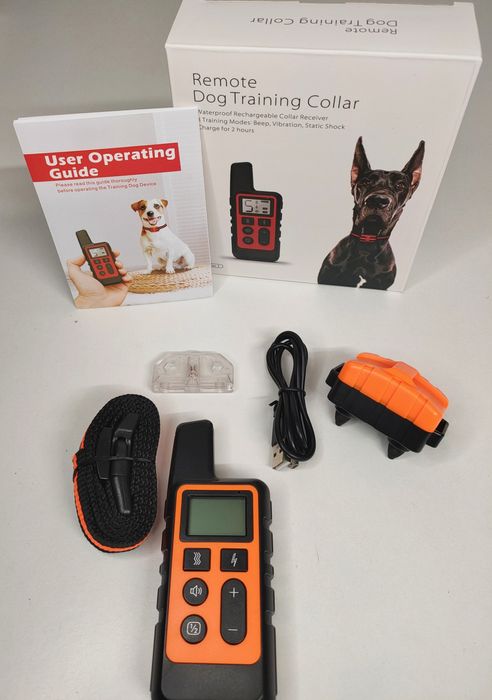 Coleira de adestramento (treino) para cães a bateria