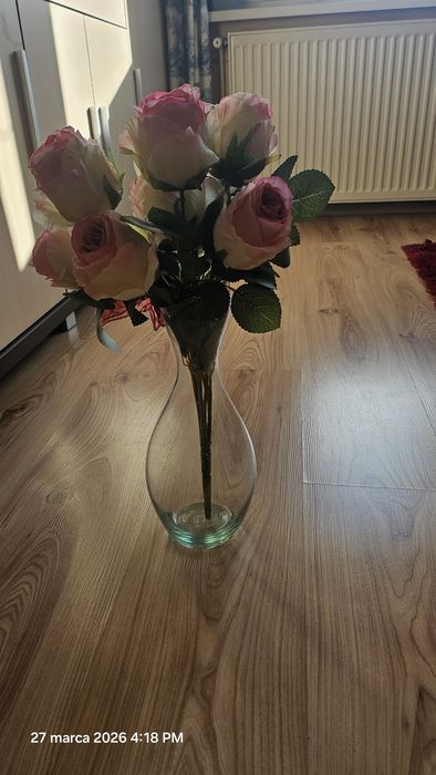 Duży wazon z bukietem