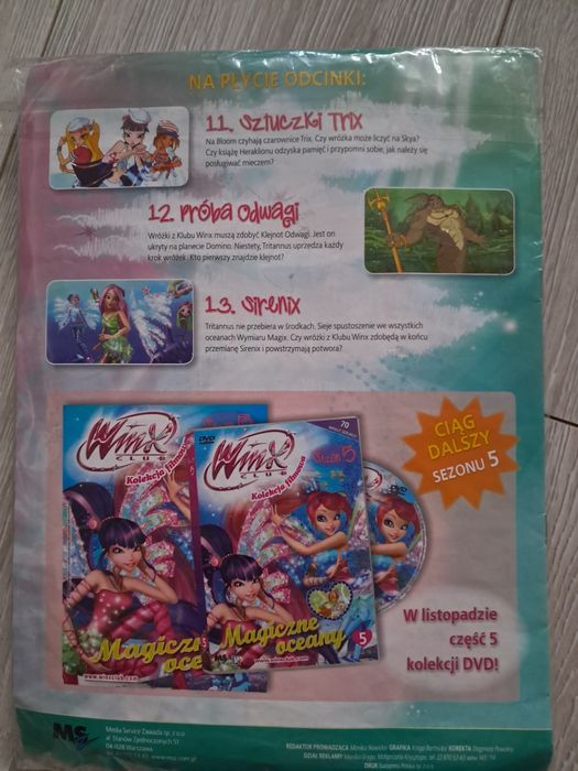 Nowa! Gazetka Winx z płytą Dvd