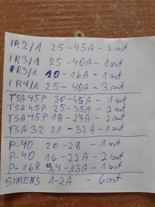 Przekażniki termiczne