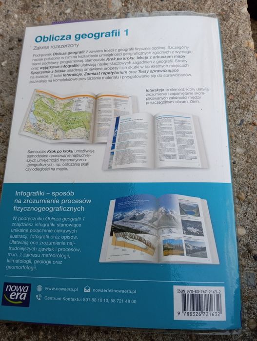 Podręcznik Oblicza Geografii 1, zakres rozszerzony, Nowa Era