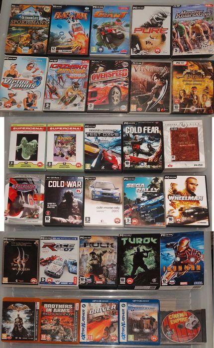 Gry PC - kolekcja, ponad 115 tytułów