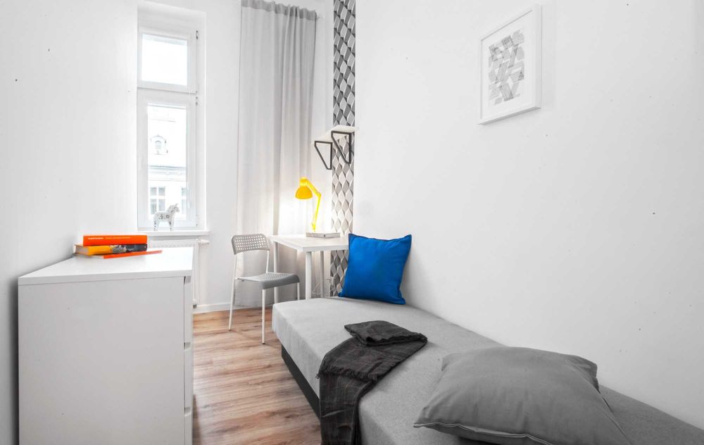 Pokój jednoosobowy - Grunwaldzka 6 - Gdańsk Wrzeszcz