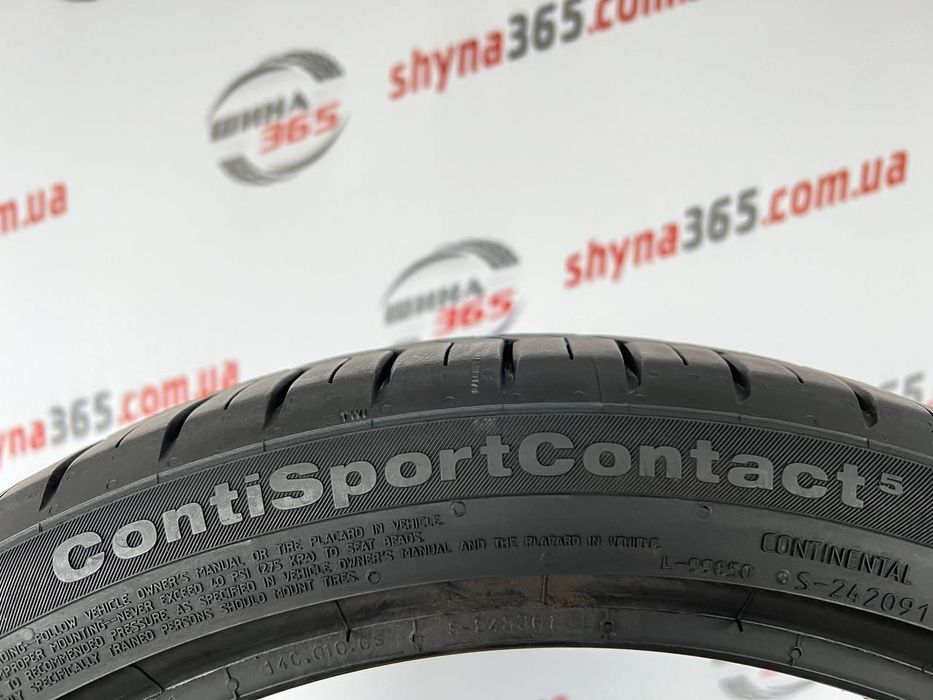 резина бу 215/40 r18 continental contisportcontact 5 4mm