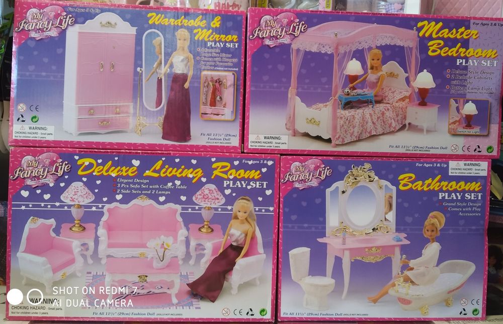 Меблі для ляльок Барбі Спальня , Мебель для кукол Лол