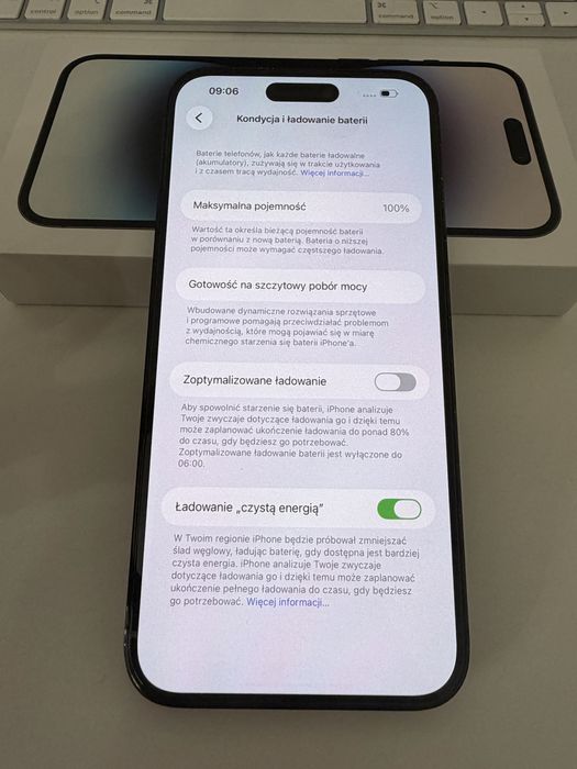 iPhone 14 Pro Max 256gb Black Idealny Bateria 100%