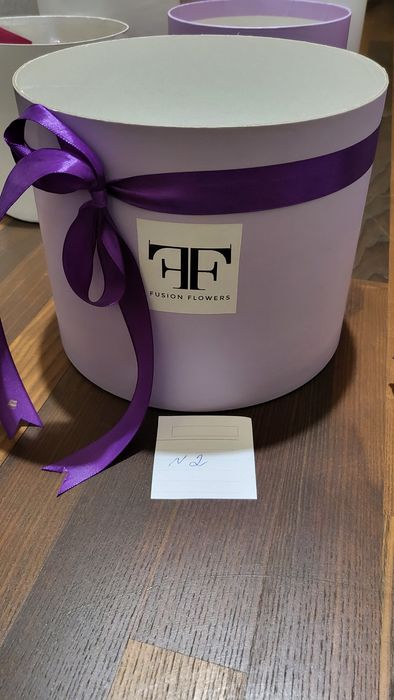 Круглі коробки для квітів