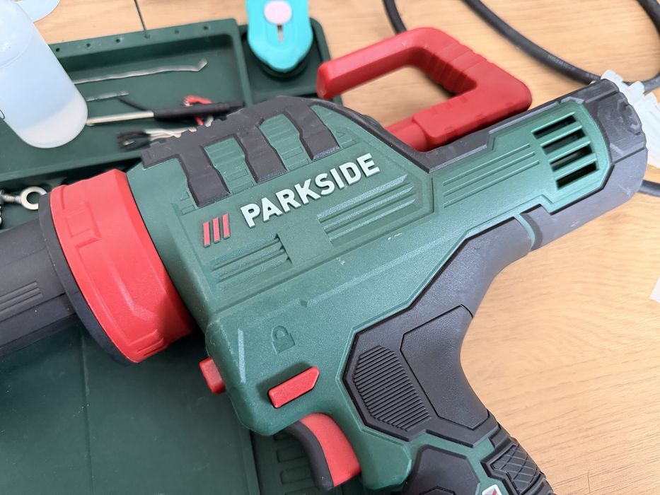 Pistola Silicone Parkside a bateria
