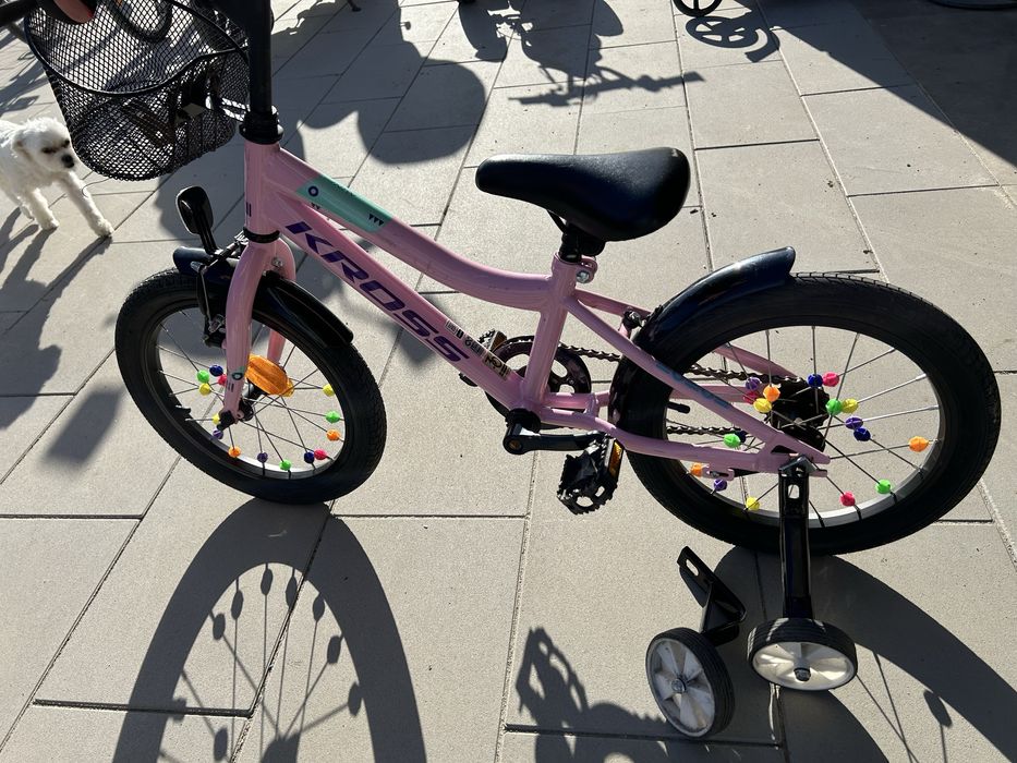 Rower dziewczecy 16 cali kola