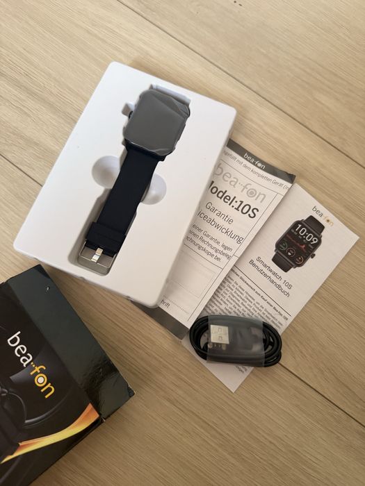 Beafon smartwatch 10S black sport, bluetooth, alarm, pogoda