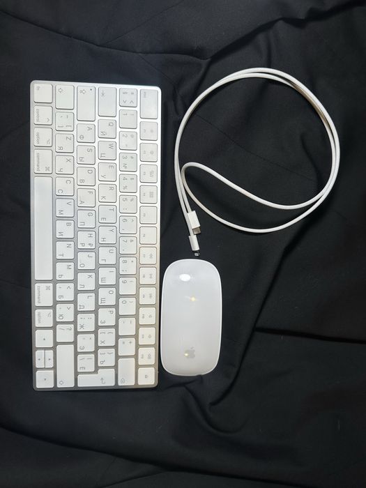 Комплект клавіатура Apple Magic Keyboard та мишка Magic Mouse 2