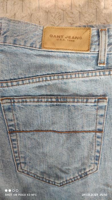 Продам джинсы мужские Gant Regular