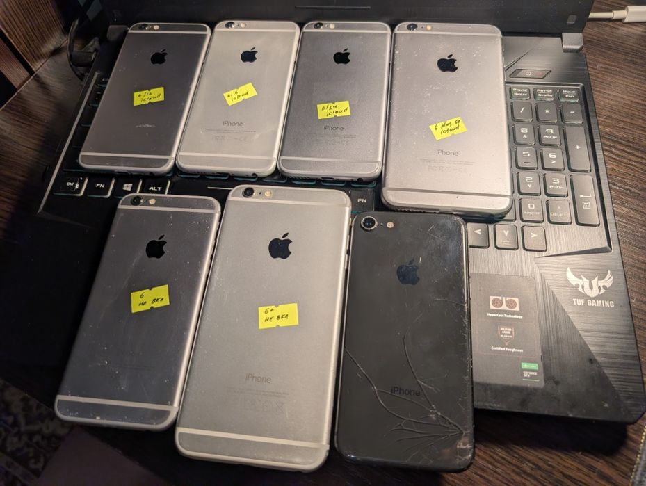 Iphone 7 шт  на запчасти 6,6 plus,8