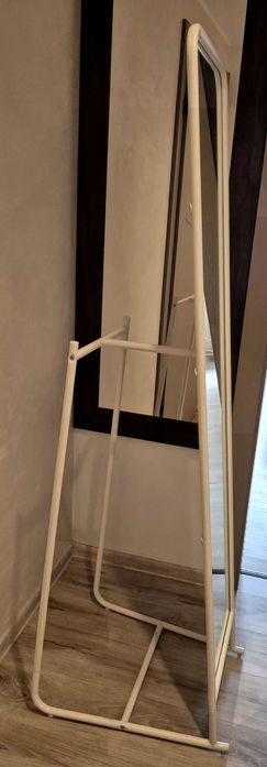 IKEA KNAPPER lustro stojące białe