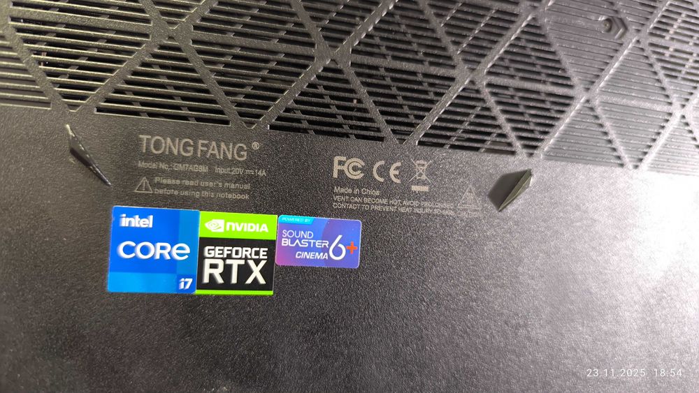 Sprzedam laptopa gamingowego Tong Fang 17'

Używany w idealnym stanie.