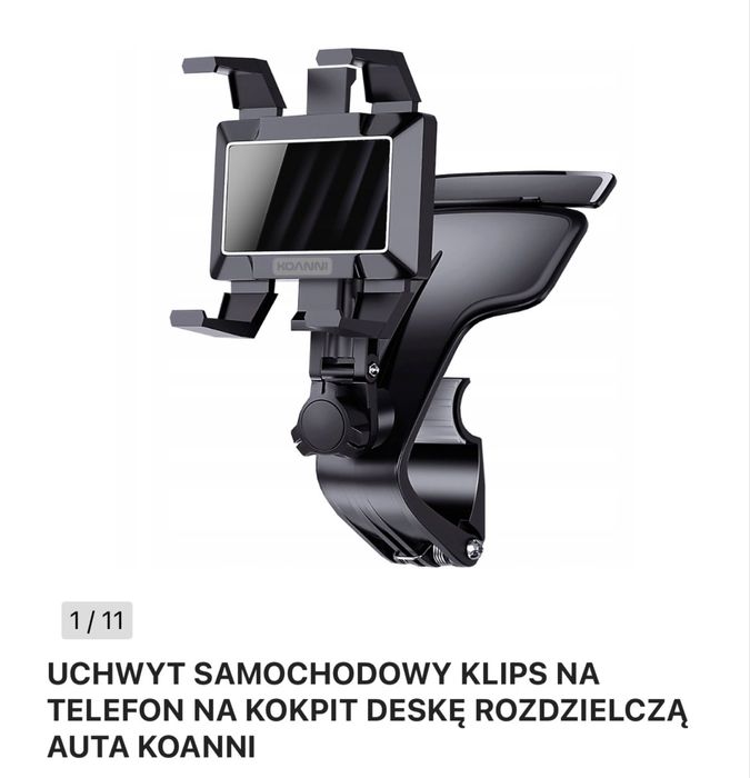 Uchwyt na telefon z klipsem