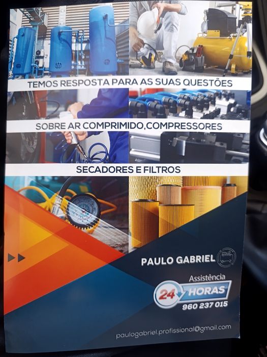 Assistência ar comprimido