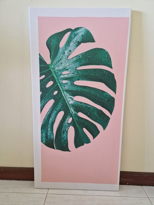 3 Quadros Plantas 40x80