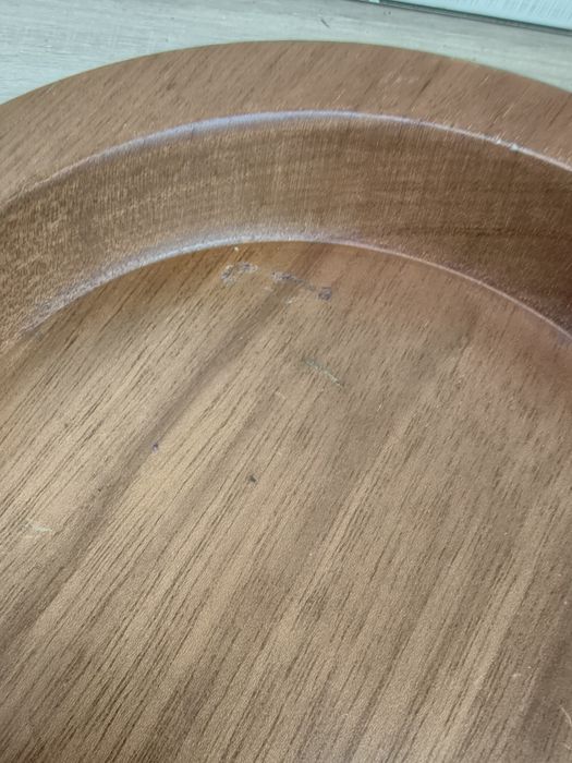 Drewniana misa / patera na nodze – klasyczna, solidna