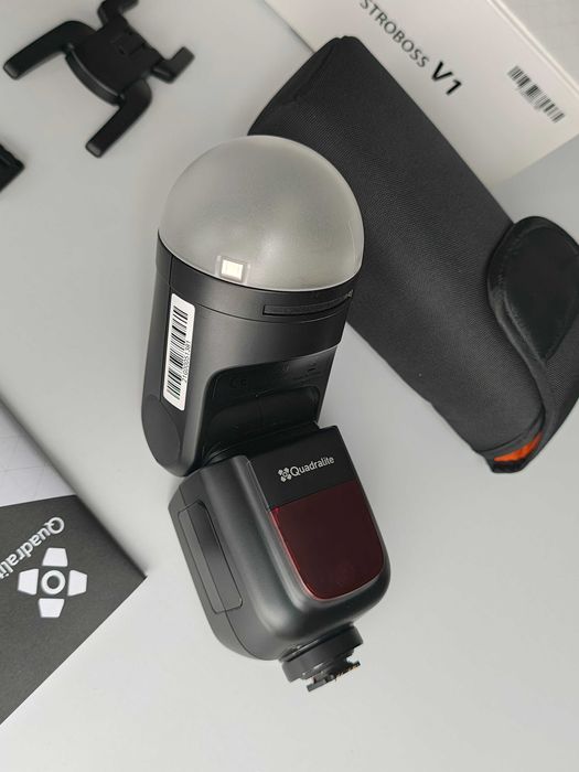 Lampa błyskowa Quadralite Stroboss V1 + kopuła -mocowanie Sony -KRAKÓW
