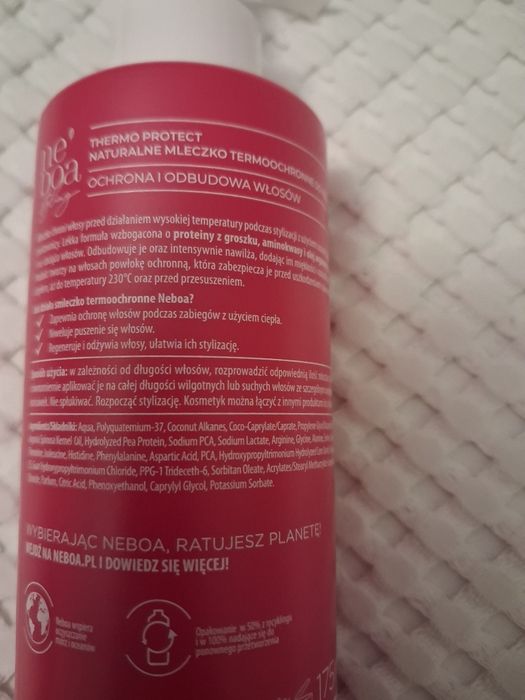 Neboa mleczko ochronne do włosów