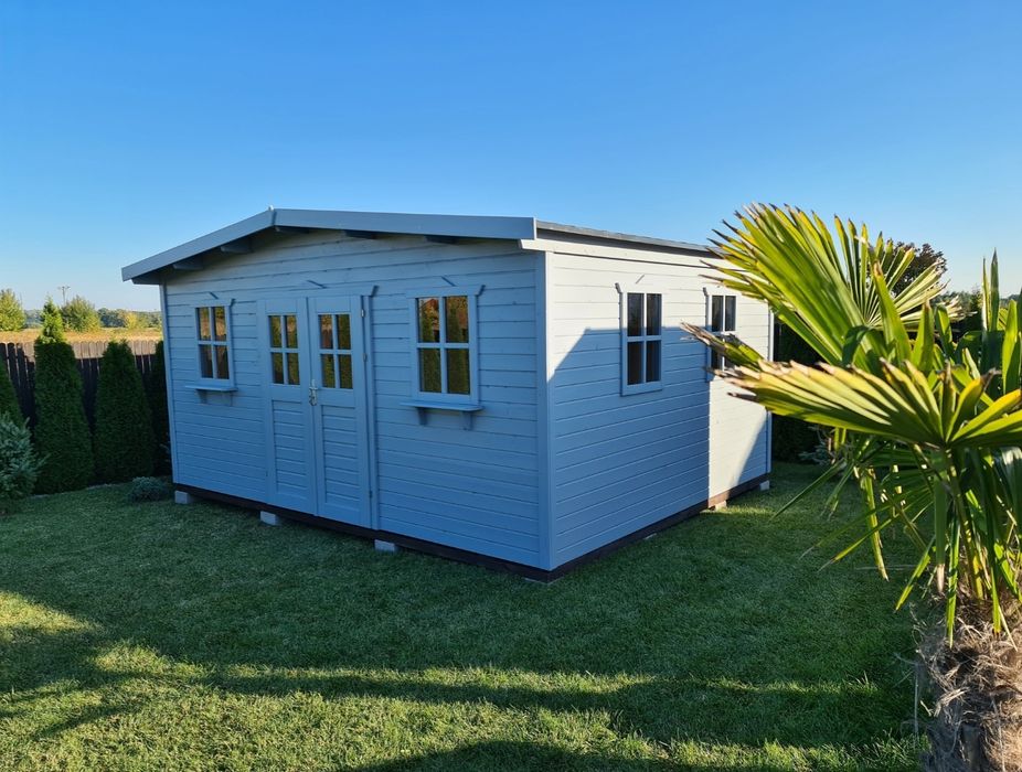 Domek narzędziowy ogrodowy drewniany