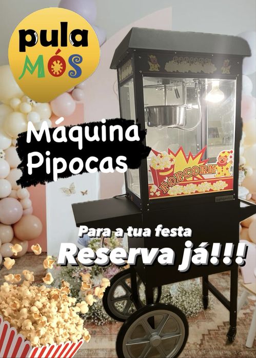 Aluguer máquina pipocas