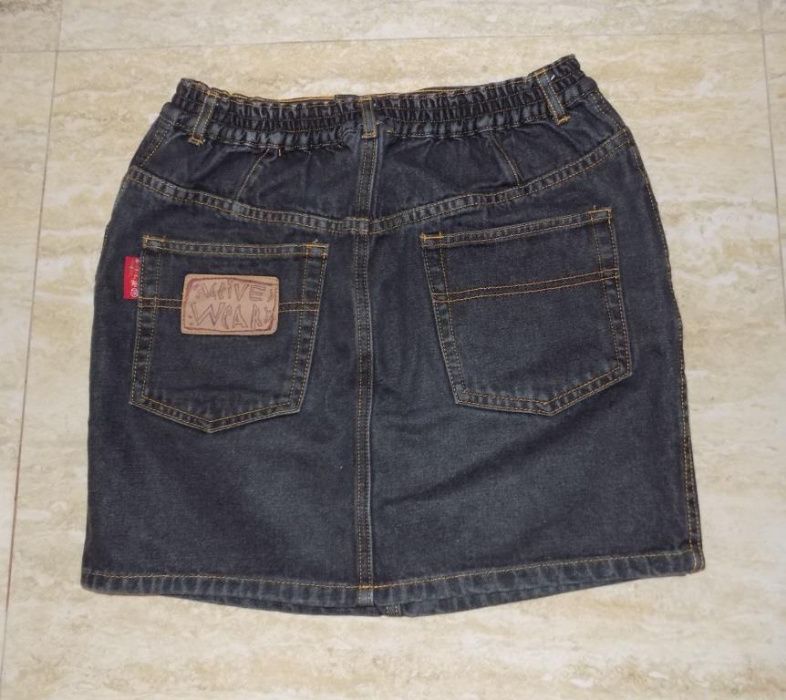 Spódnica jeans czarna, rozmiar M