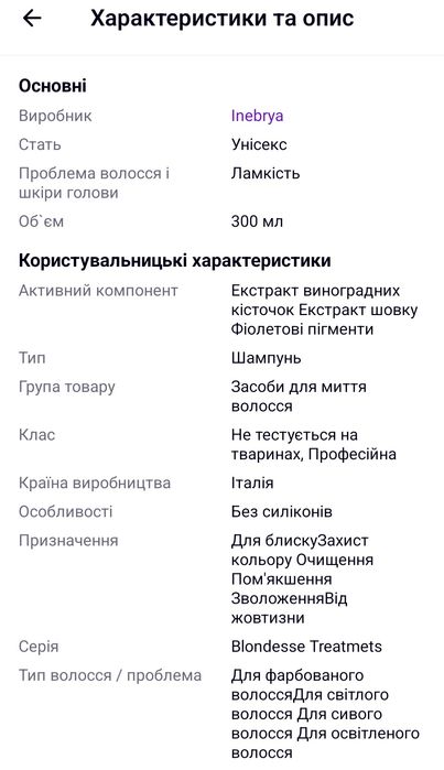 Шампунь проти жовтизни