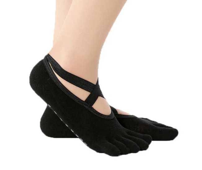 Meias antiderrapantes dedos livres!
