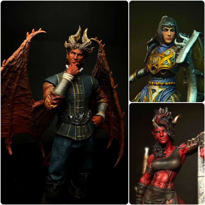 Якісні колекційні фігури ручної роботи Baldurs Gate Карлах Шедоухарт.